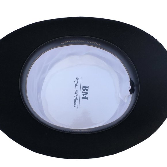 100% Wool Authentic Tuxedo Top Hat Men's , Black, Victorian Halloween Hat - Picture 3 of 7